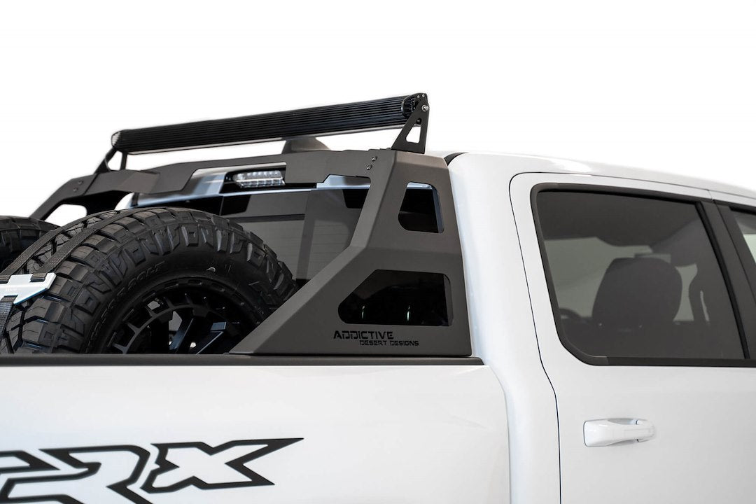Product of Addictive Desert Designs C6215521101N Square Rack Powder Coated Steel Truck Bed Bar