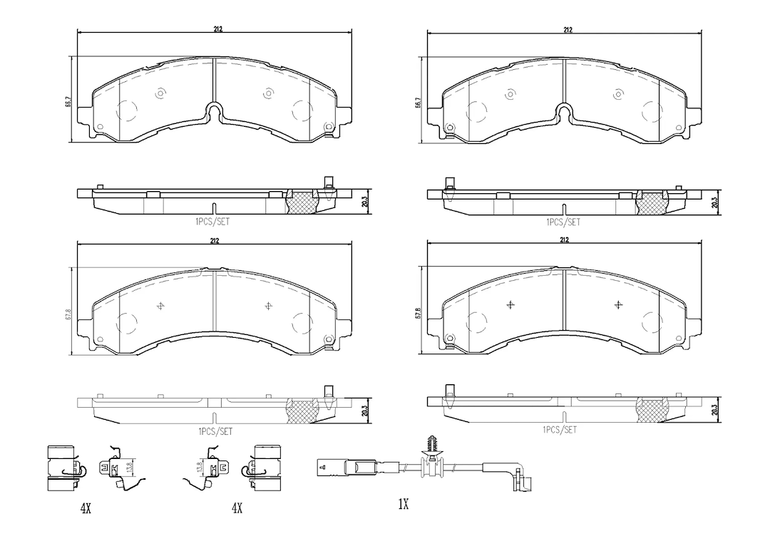 Brembo P10100n Brake Pad||p10100n_3.Png||88||brmp10100n||2104739