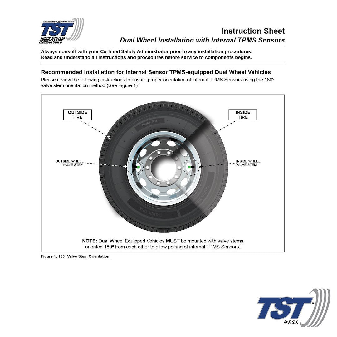 Truck System Technology (Tst) Tst-507-Int-S1 Tire Pressure Monitoring System - Tpms Sensor||tst-507-Int-S1-2025 Web Images-4.Jpg||88||tsttst507ints||1651828