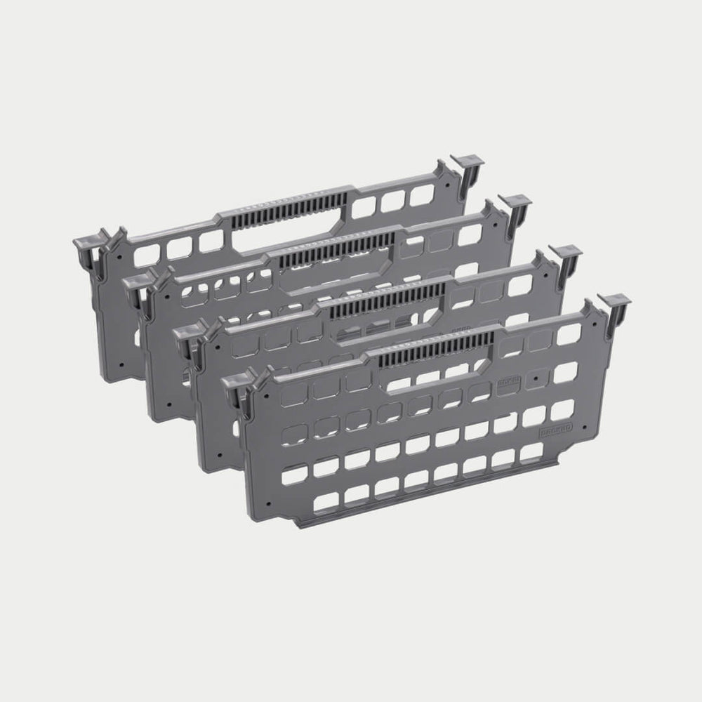 Product of Decked A0083-4div-Gry Bed Drawer Divider