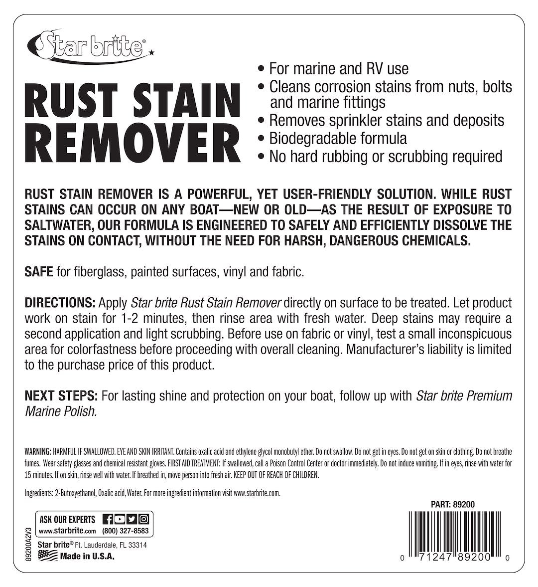 Star Brite 089222p Mildew Stain Remover||089222p_1.Jpg||86||s2r089222p||1045828