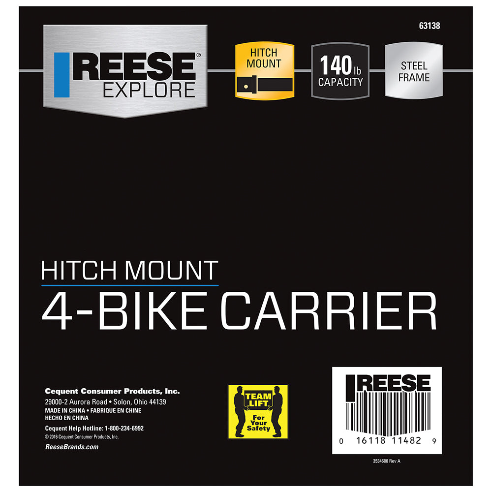 Product of Reese 63138 Bike Rack