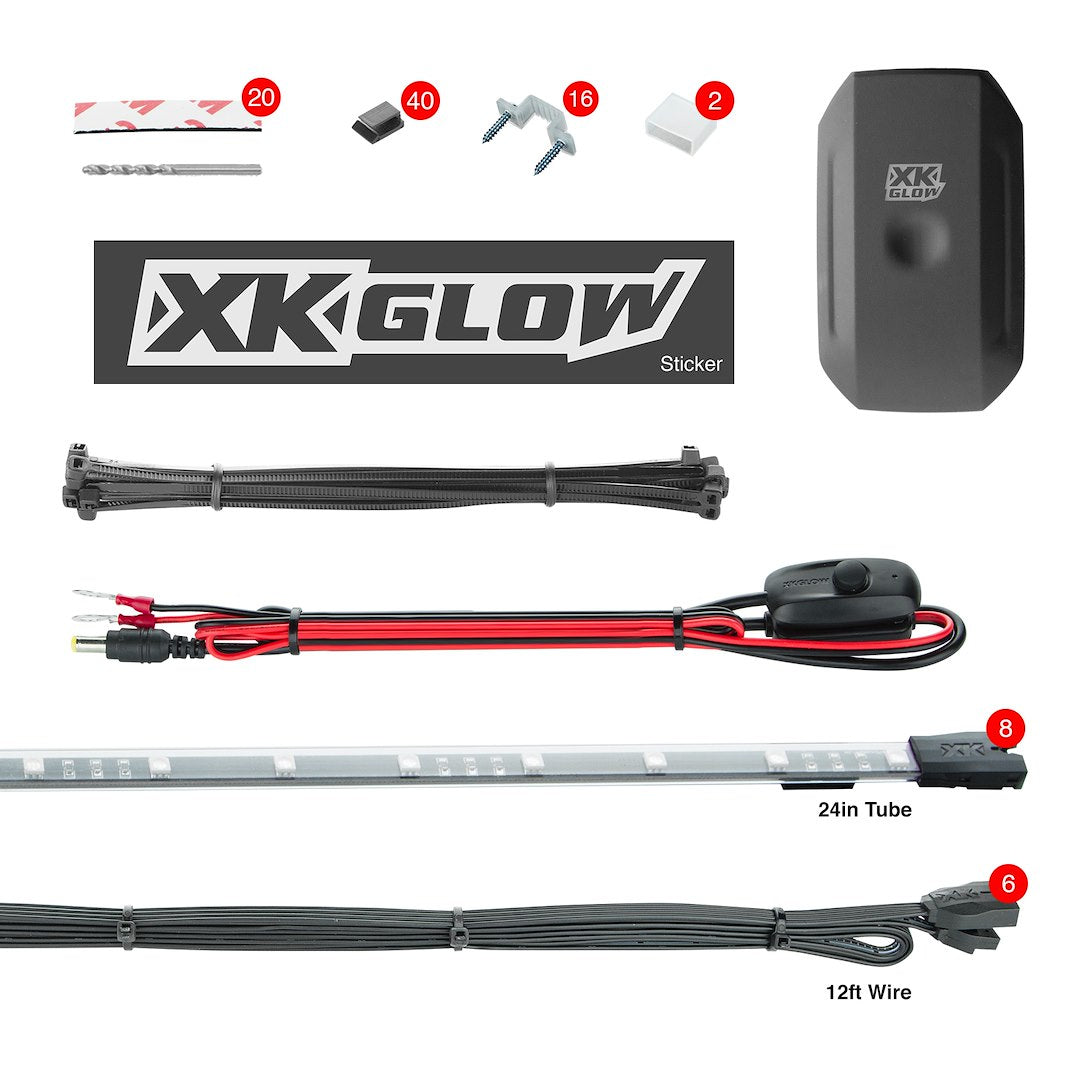 Product of Xk Glow Ks-Car-Standard Underbody Light Kit - Led