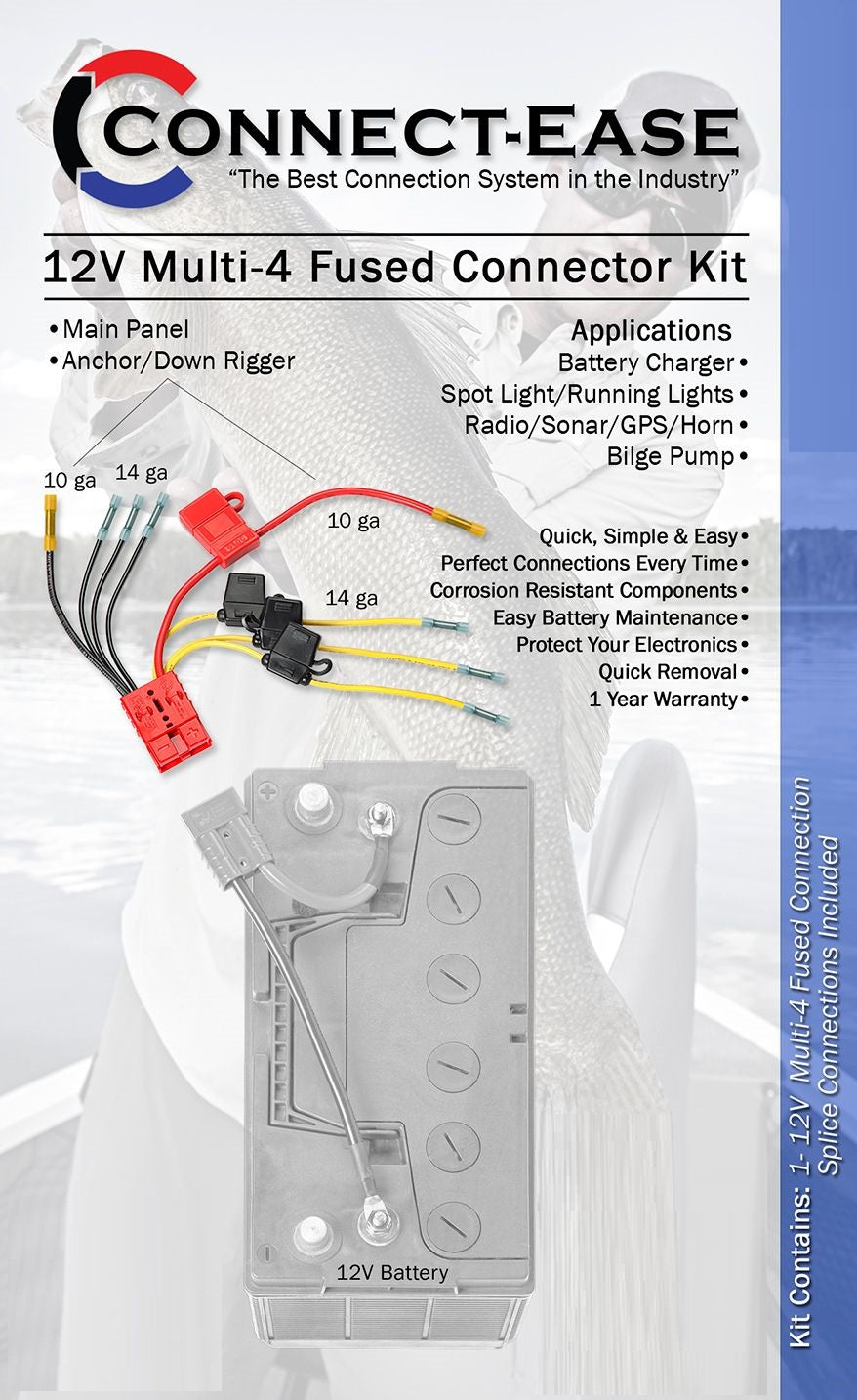 Product of Connect-Ease Rce12vb4f Battery Connection Harness