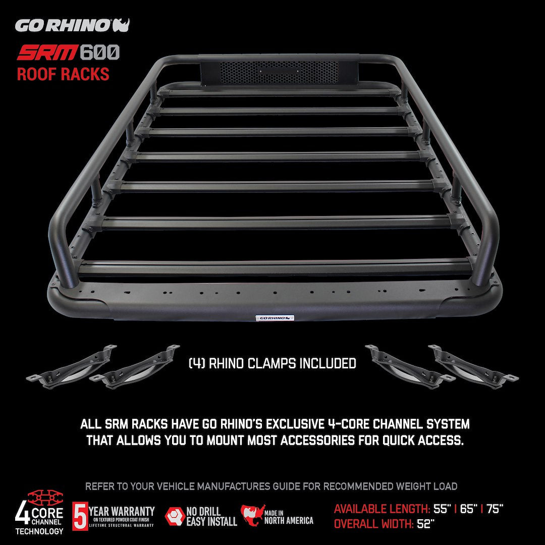 Product of Go Rhino 5936075t Roof Rack