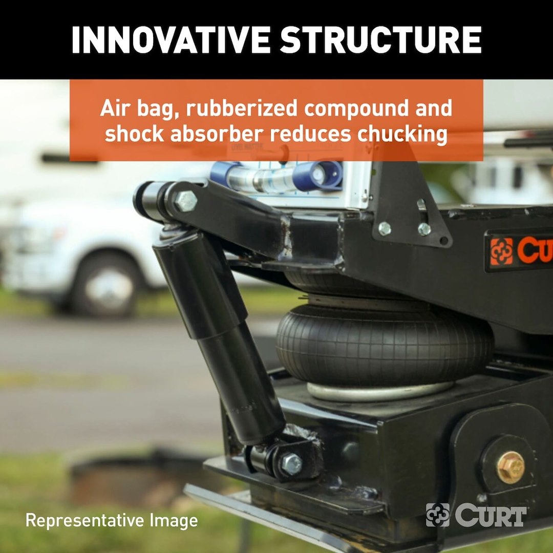 Product of Lippert Components 807711 Air-Ride King Pin 21000 Pound Fifth Wheel Trailer Hitch Pin Box