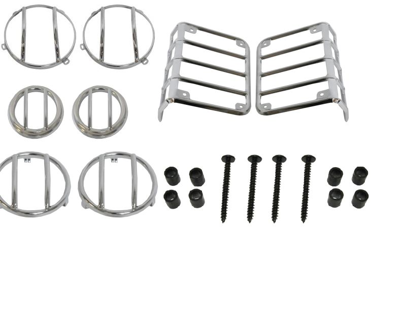 Black Mountain Bm13891-4ss Headlight/ Tail Light Guard Set||chrome.Jpg||85||b99138914ss||1274783