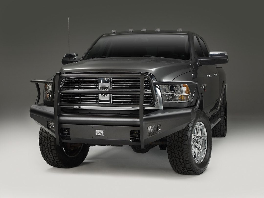 Product of Fab Fours DR10-Q2960-1 Black Steel Elite Steel Powder Coated Bumper