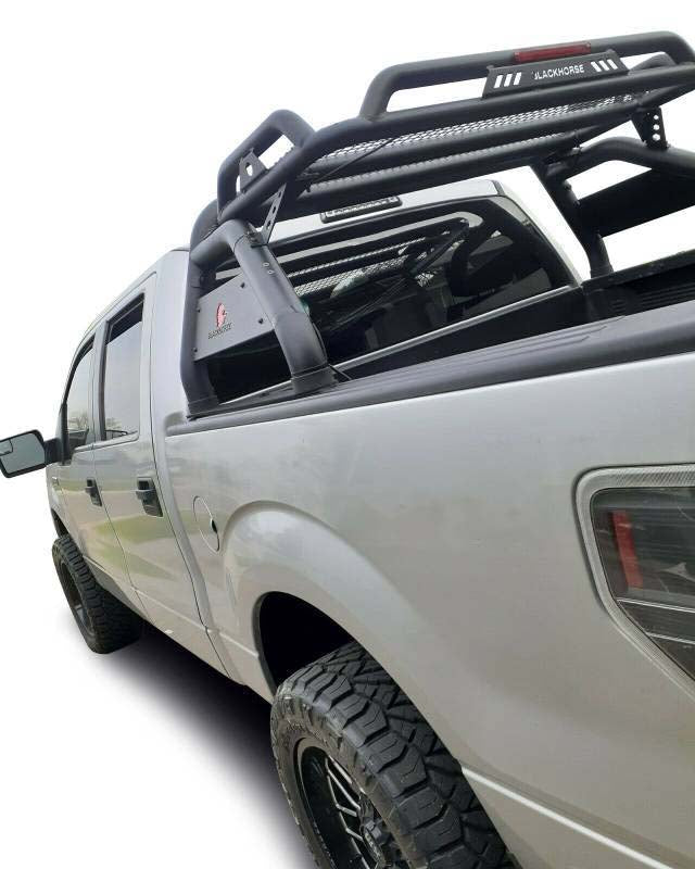 Product of Black Horse Offroad RB-BA1B Tubular Powder Coated Steel Truck Bed Bar