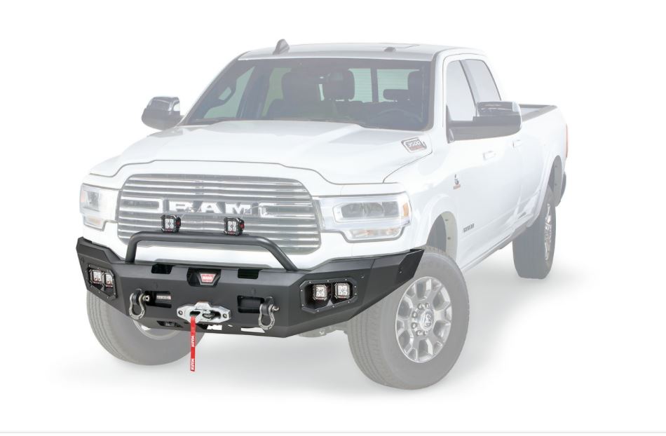 Product of Warn 104256 Ascent Steel Textured Bumper