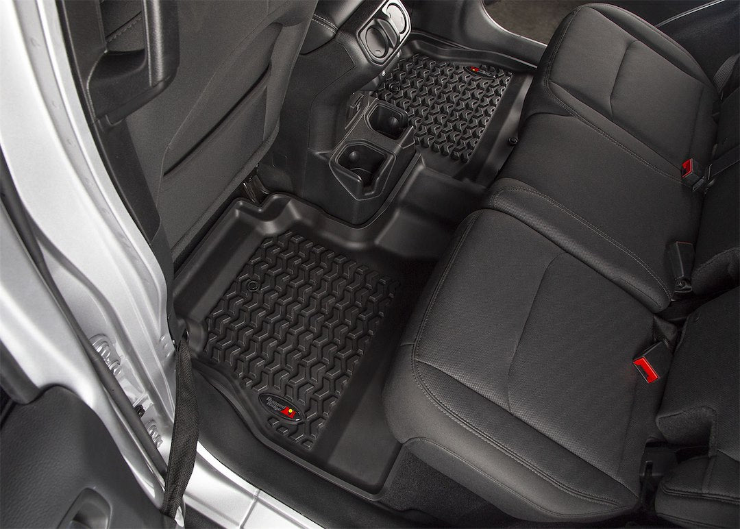 Product of Rugged Ridge 12987.05 Black Thermoplastic Floor Liner