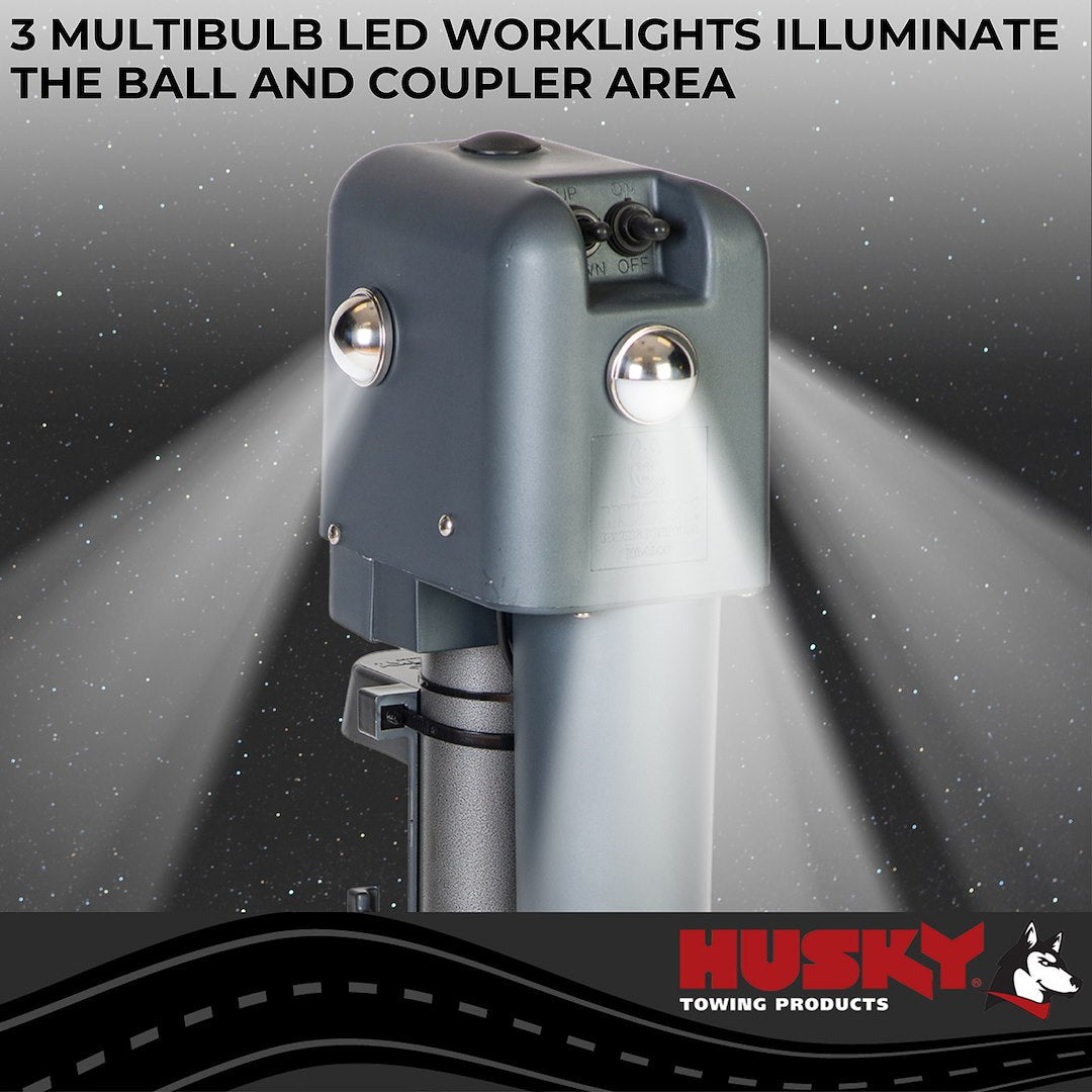 Product of Husky Towing 87641 4500 Pound Electric Trailer Tongue Jack