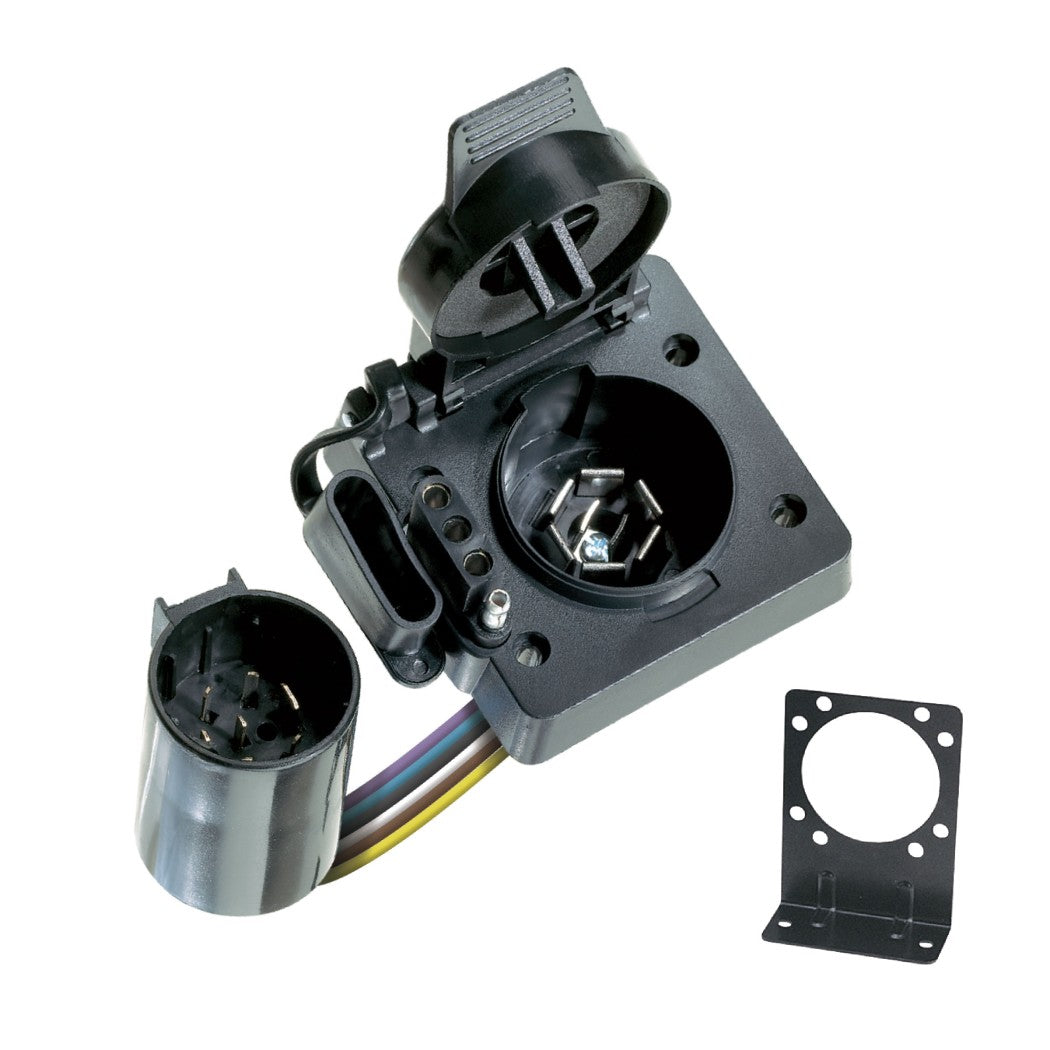 Product of Hopkins MFG 40955 Vehicle End 7 Blade To 4 Flat Trailer Wiring Connector