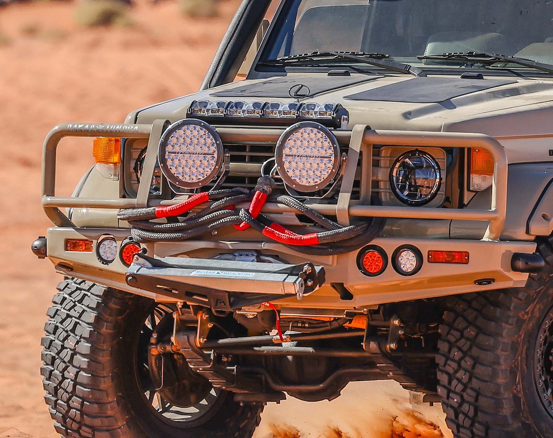 Product of Overland Vehicle Systems 19009916 Recovery Strap 30 Feet Black/ Gray