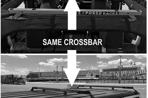 Product of Exposed Racks 8-00-9602-BK 51 Inch Black Roof Rack Cross Bar - Single