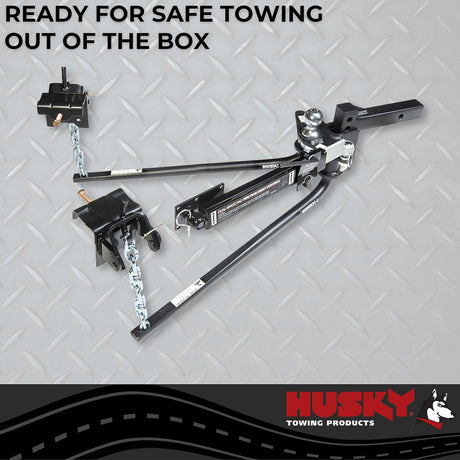 Product of Husky Towing 30849 12000 Pound Round Bar Weight Distribution Hitch