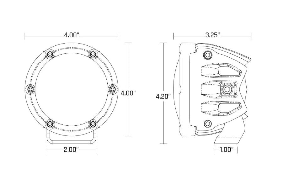 Rigid Lighting 36122 Driving/ Fog Light||36122_4.Jpg||89||r2g36122||928259