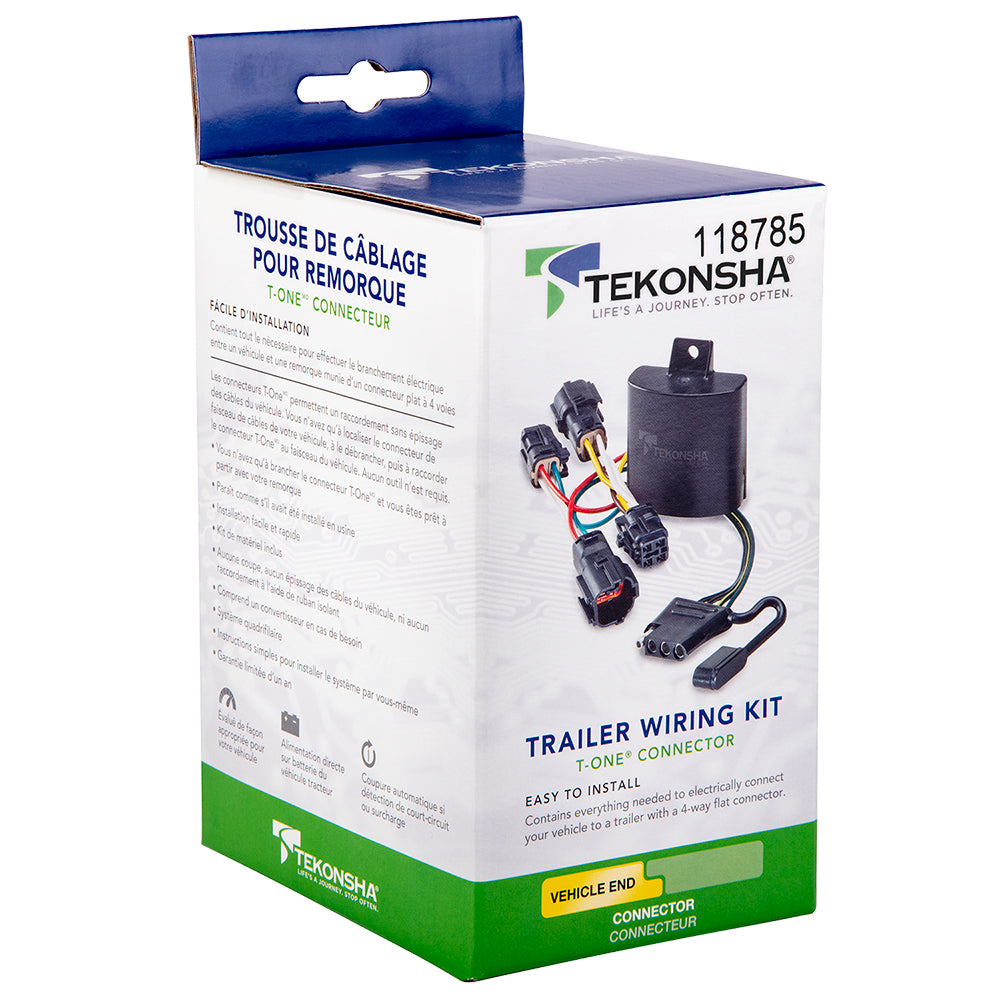 Product of Tekonsha 118785 Vehicle End 4 Flat Trailer Wiring Connector