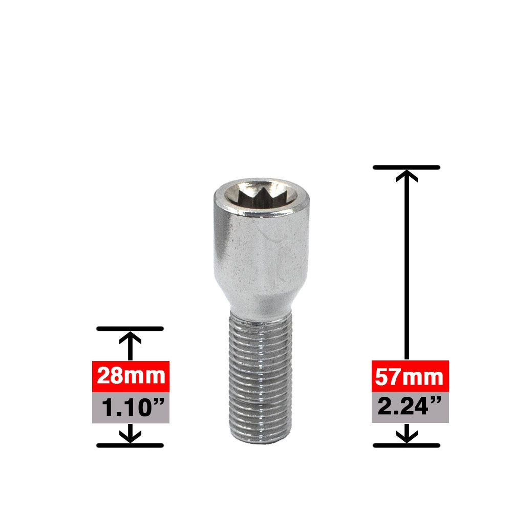 Coyote Wheel Accessories 85k548-28 Lug Bolt||85xxxx-28-14m_2.Jpg||86||rev85k54828||1128670