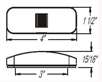Optronics Mc44rs Clearance Light||mc44rs_2.Jpg||87||o24mc44rs||2172591