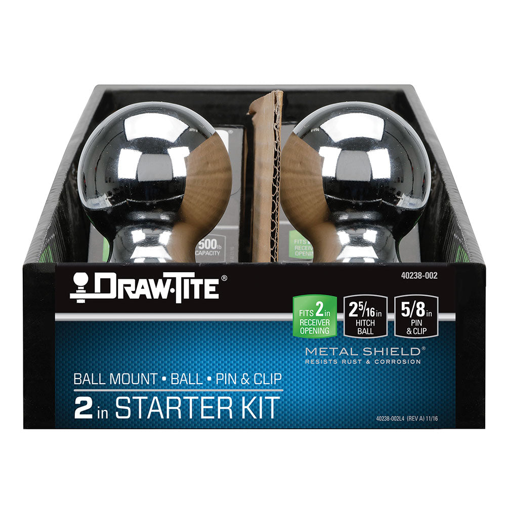 Product of Draw-Tite 40238-002 2 Inch Receiver Trailer Hitch Ball Mount