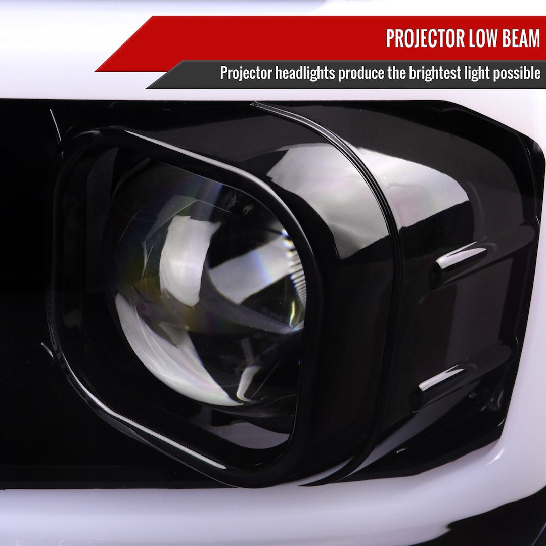 Spec-D Tuning 2lhp-Tac16bk-Tm Headlight Assembly||||87||sdtptac16bktm||1919045