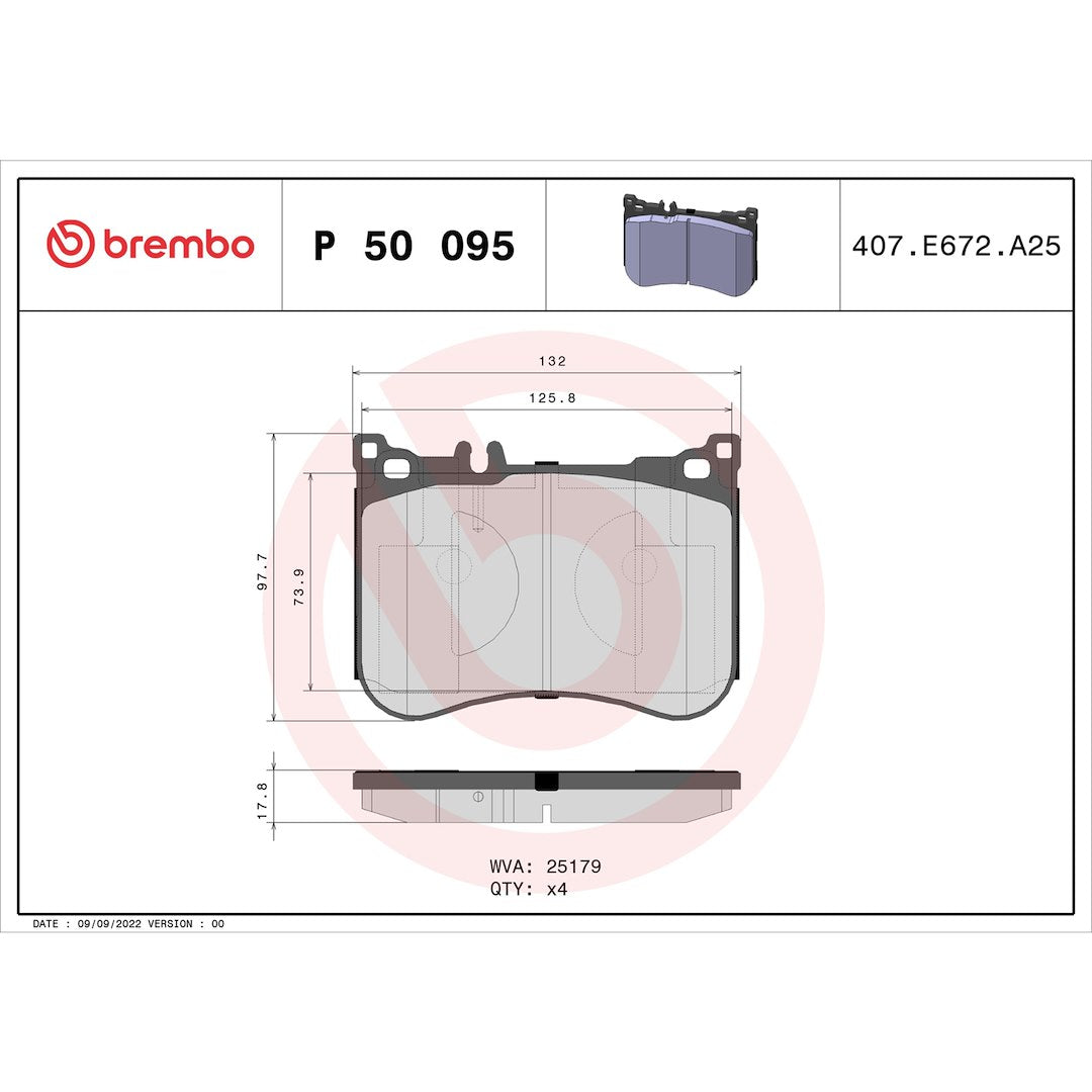 Brembo P50095 Brake Pad||p50095_Drw.Jpg||87||brmp50095||1753532