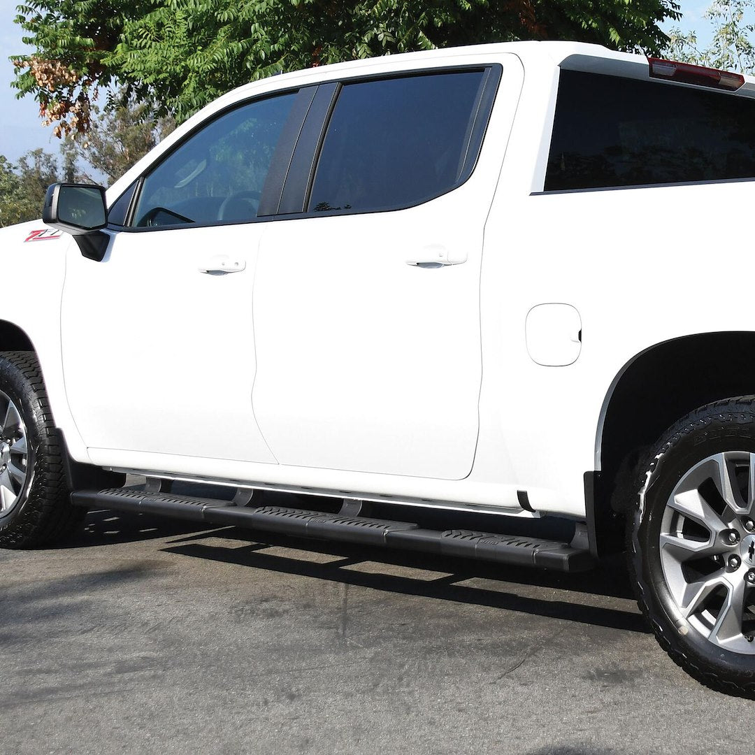 Product of Westin Automotive 28-534685 Black Powder Coated Oval Nerf Bar - Truck Wheel To Wheel