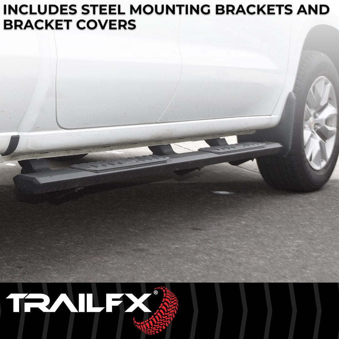 Product of TrailFX AL4009B TrailFX A4 Series Nerf Bar With Surface Steps