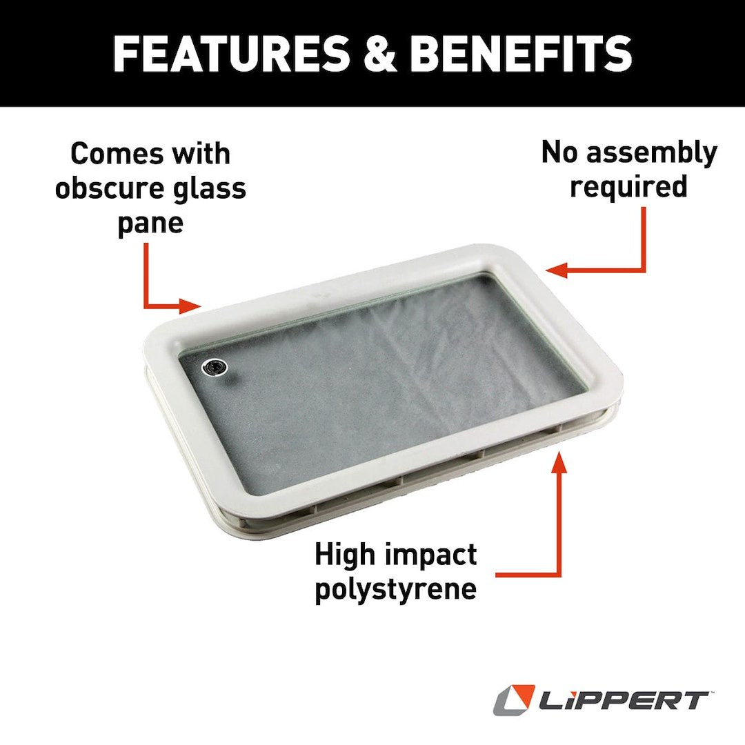 Lippert Components 363369 Entry Door Window Frame||363369_2.Jpg||87||m6v363369||1219656