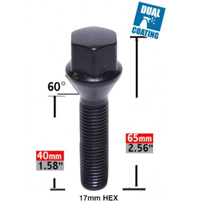 Coyote Wheel Accessories 84k556-40blk Lug Bolt||841147-40blk_3.Jpg||86||rev84k55640bl||1013910