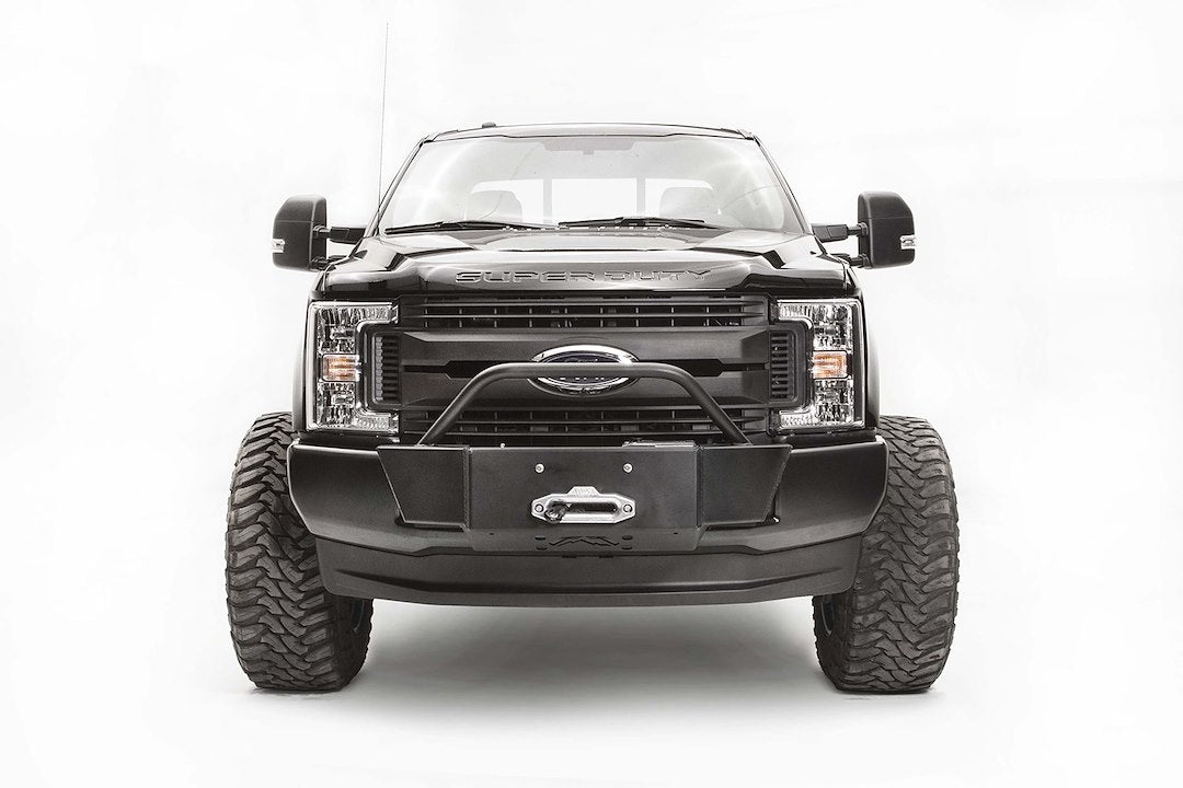Product of Fab Fours FS17-N4160-1 Fixed Front Bumper Mount Winch Mount for Up To 16500 Pound Winch