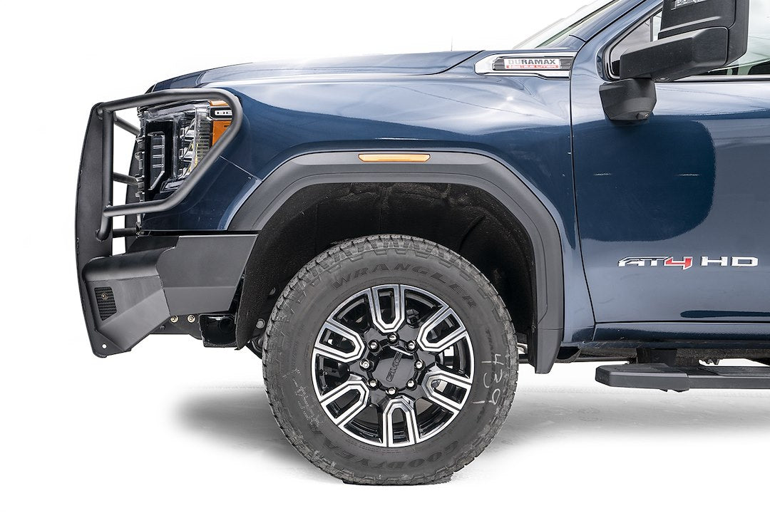 Product of Fab Fours GM20-Q5060-1 Black Steel Elite Steel Powder Coated Bumper