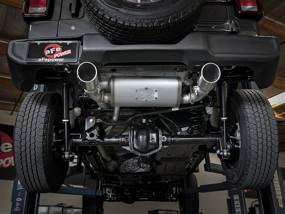 Product of Advanced FLOW Engineering 49-48066-P Rebel Cat-Back System Single Exhaust System Kit