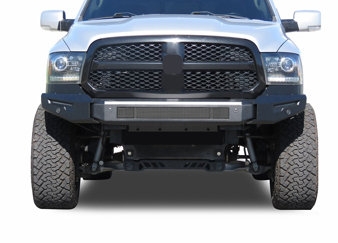 Product of Black Horse Offroad AFB-RA14-BU Armour II Steel Matte Powder Coated Bumper