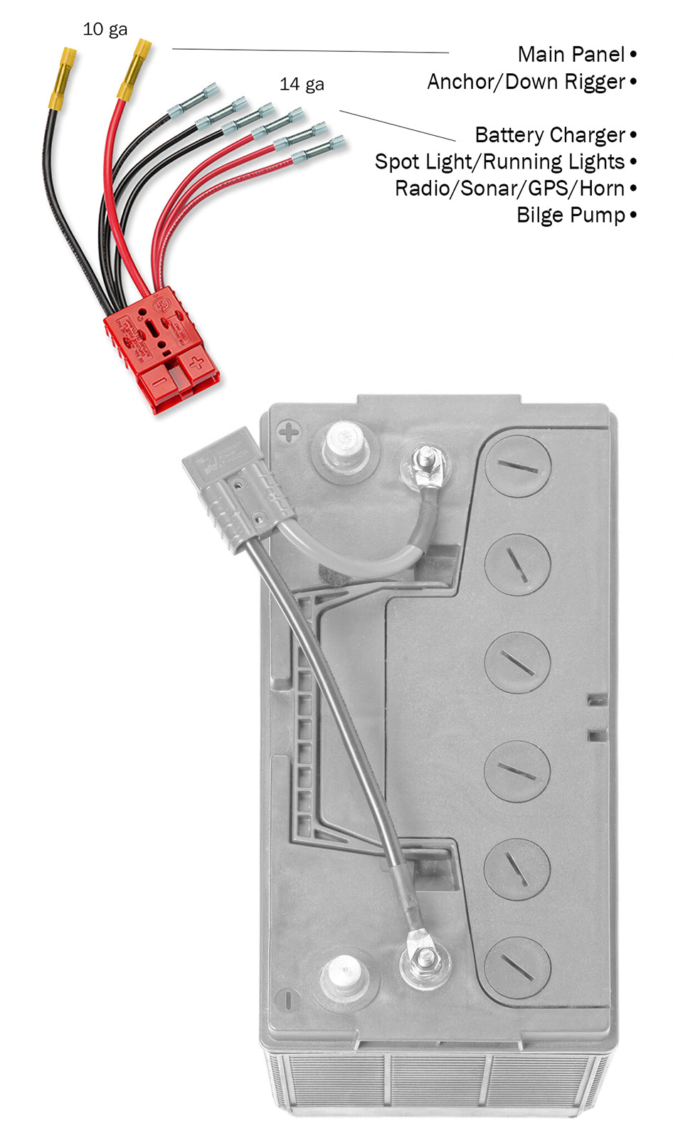 Product of Connect-Ease Rce12vb4 Battery Connection Harness