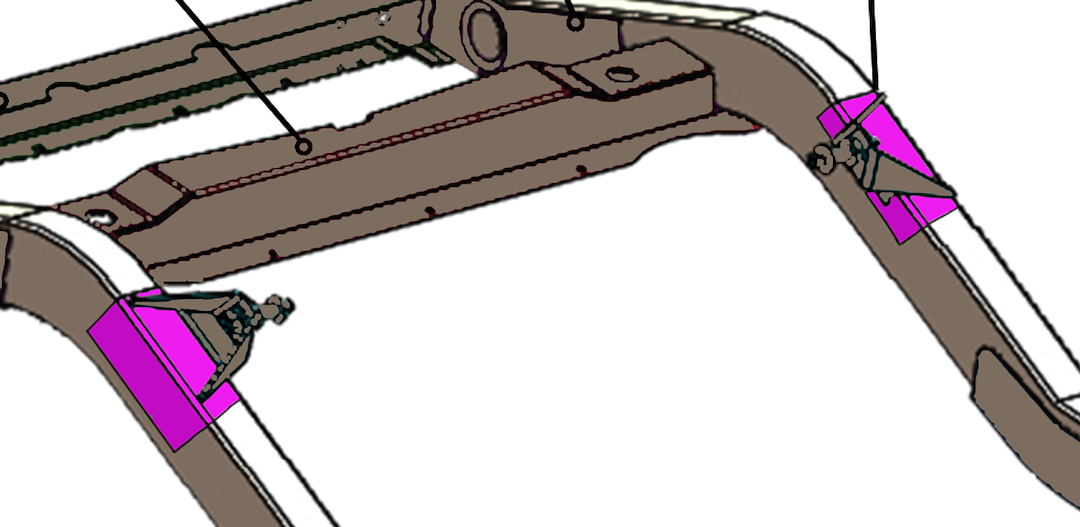 Product of Kentrol Rb2067l Replacement Frame Section