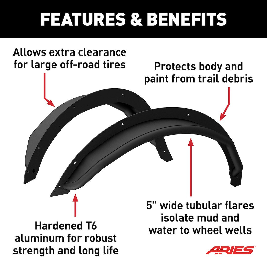 Product of Aries 2500303 Fender Flare -