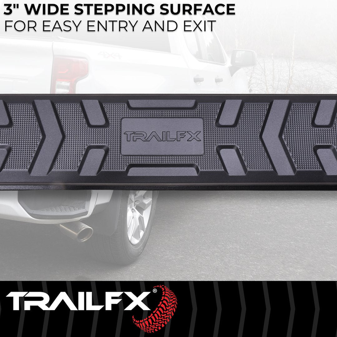 Product of TrailFX AL4002B TrailFX A4 Series Nerf Bar With Surface Steps
