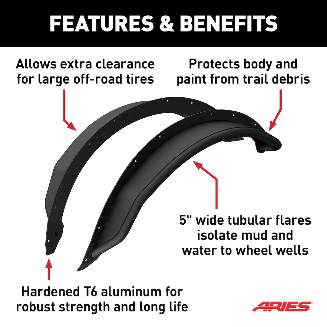 Product of Aries 1500302  Fender Flare -