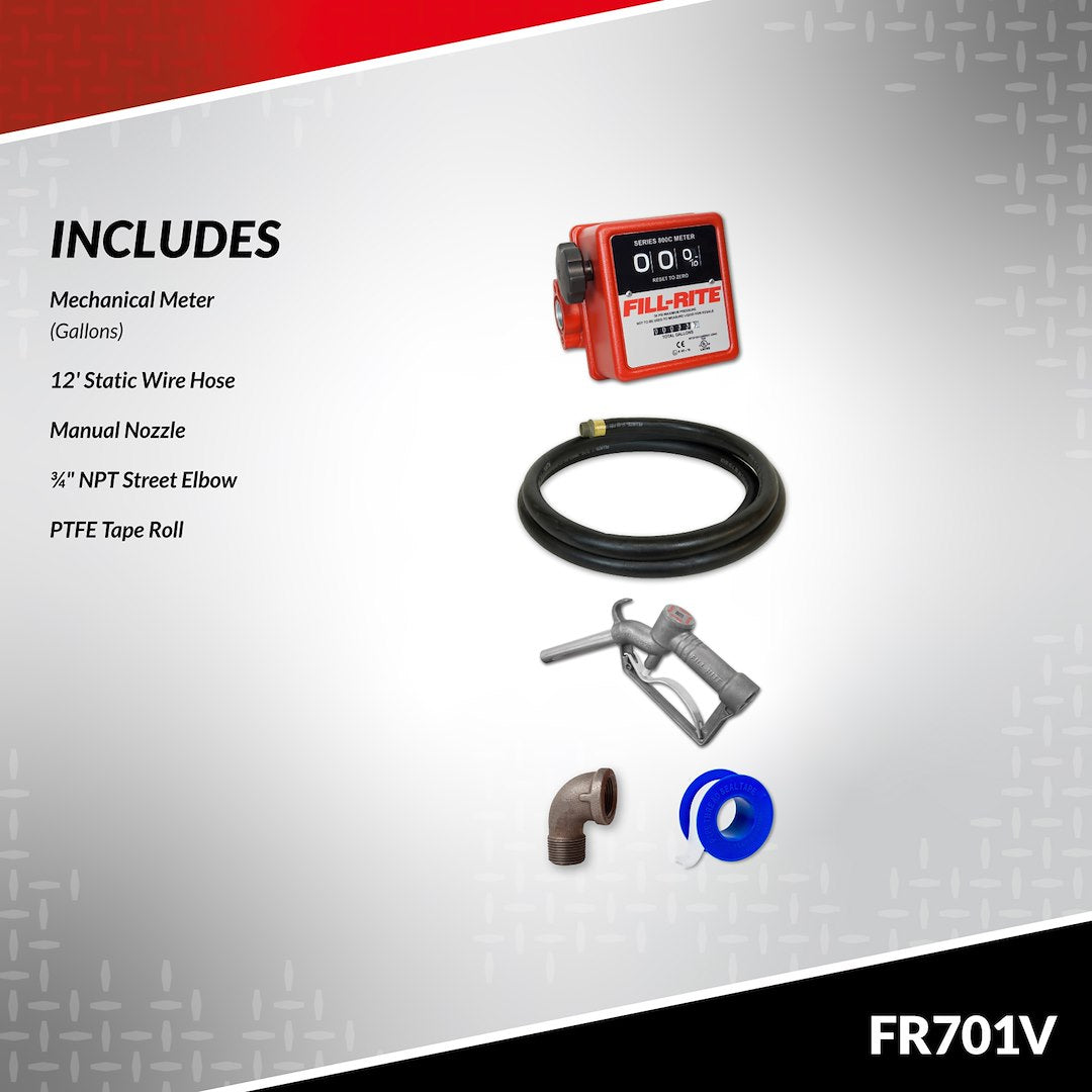 Product of Fill Rite By Tuthill Fr701v Liquid Transfer Tank Pump