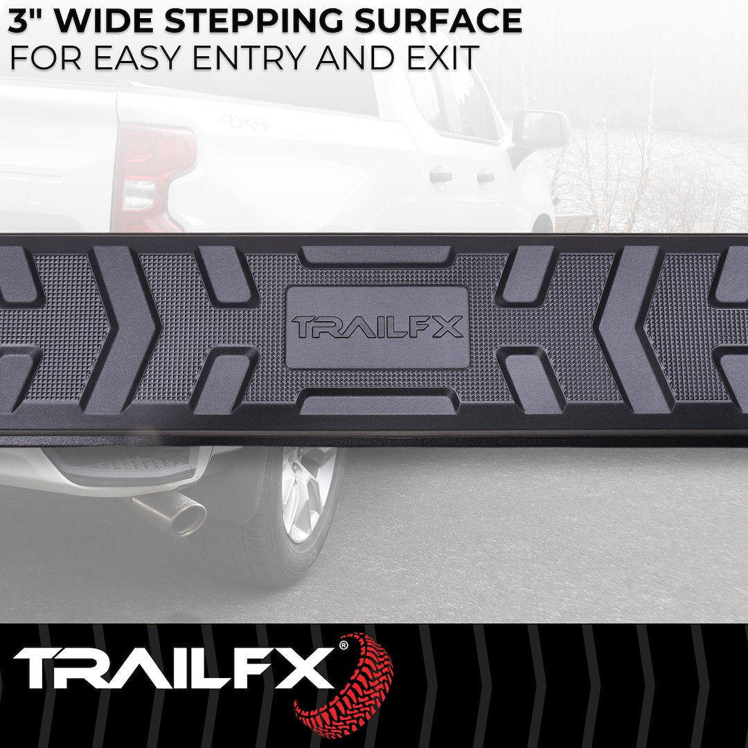 Product of TrailFX AL4015B TrailFX A4 Series Nerf Bar With Surface Steps