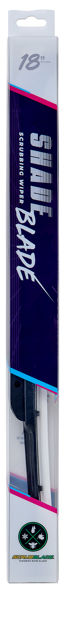Scrubblade Cbw1800 Windshield Wiper Blade||wild White 18 Front.Png||87||scrcbw1800||1746010