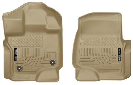 Product of Husky Liner WeatherBeater™ 18363 Beige/ Cashmere/ Camel/ Khaki/ Medium Neutral/ Sand/ Tan Thermoplastic Polyolefin (TPO) Floor Liner
