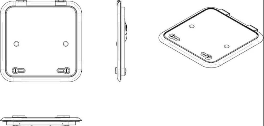 Product of Vetus Alt4747sl Boat Hatch Vent