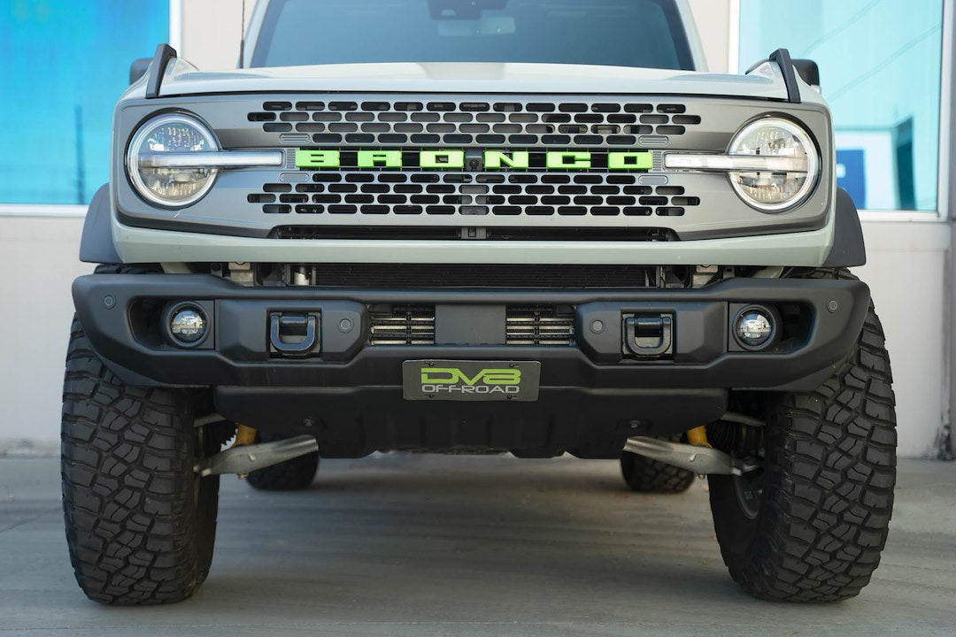 Dv8 Offroad Lpbr-05 License Plate Relocation Kit||bronco-Capable-Bumper-Slanted-Front-License-Plate-Mount_Installed_12.Jpg||95||dv8lpbr05||1628072