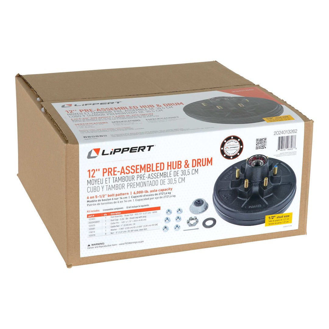 Product of Lippert Components 2024013262 Trailer Brake Hub Assembly