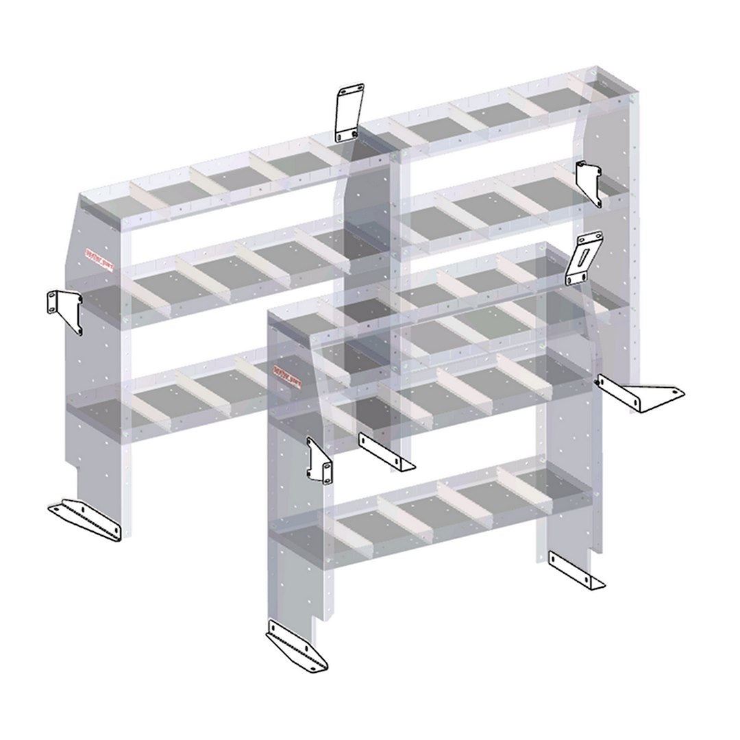 Weather Guard (Werner) 9753-3-01 Van Storage System Shelf Mounting Bracket||9753-3-01_Pi.Jpg||85||w519753301||1523823