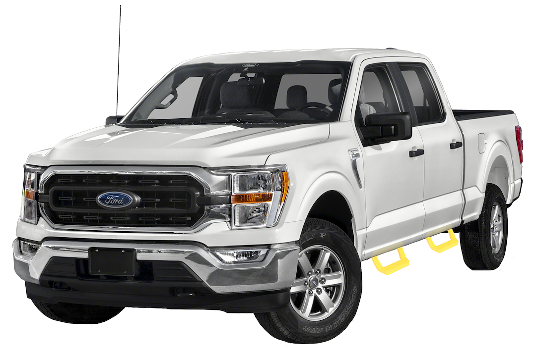 Product of Carr 114997 Yellow Powder Coated Aluminum Truck Step