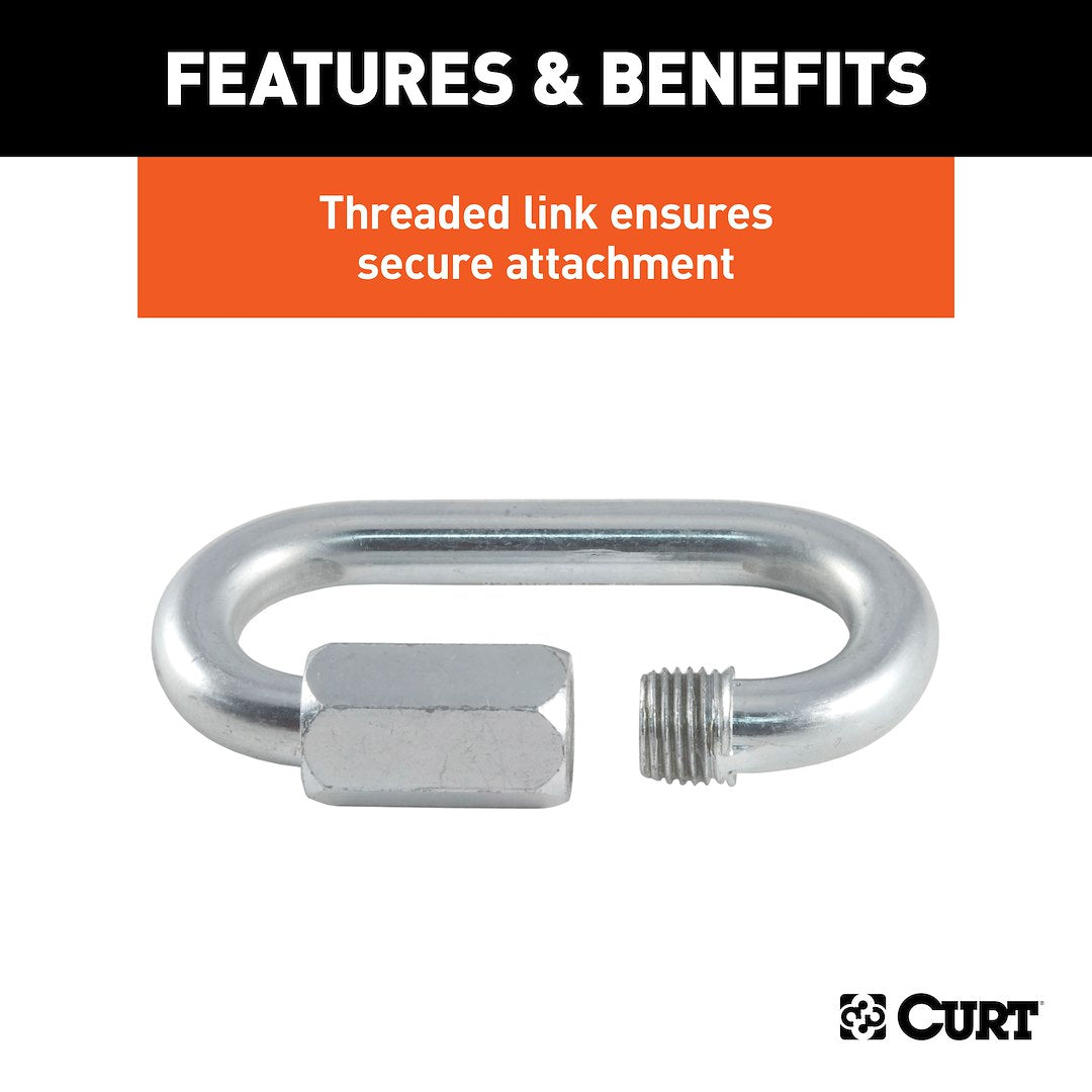 Curt 82901 Trailer Safety Chain Quick Link||82901_3008x1990_Fb.Jpg||87||c9382901||965340